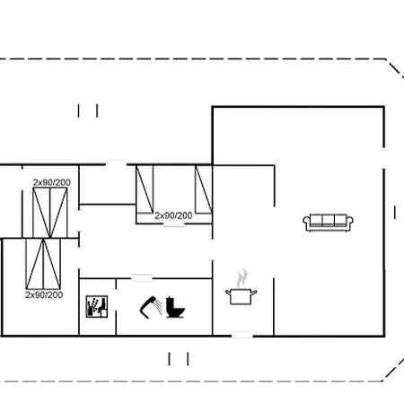 Hébergement de vacances Aika - 500m From The Sea By Interhome Lakolk